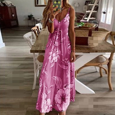 Nova | Bloemen Maxi-Jurk