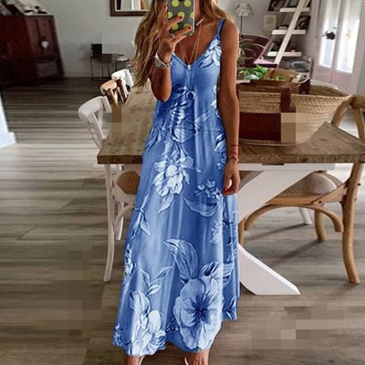 Nova | Bloemen Maxi-Jurk