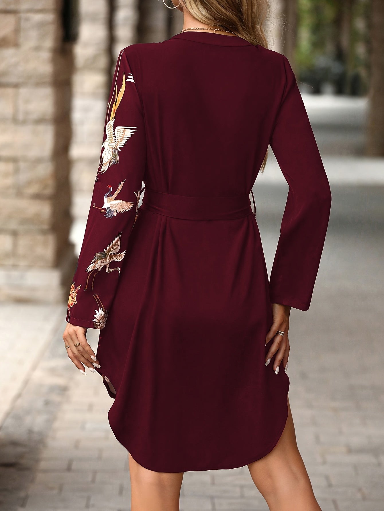 Liz | Elegante Jurk Met V-Hals