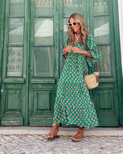Beatrix | Boheemse Maxi-Jurk