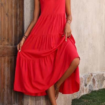 Tess | Gelaagde Maxi-Jurk