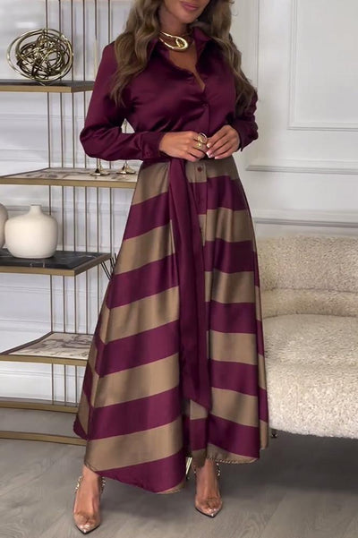 Elisa | Gestreepte Jurk