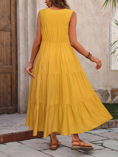 Tess | Gelaagde Maxi-Jurk