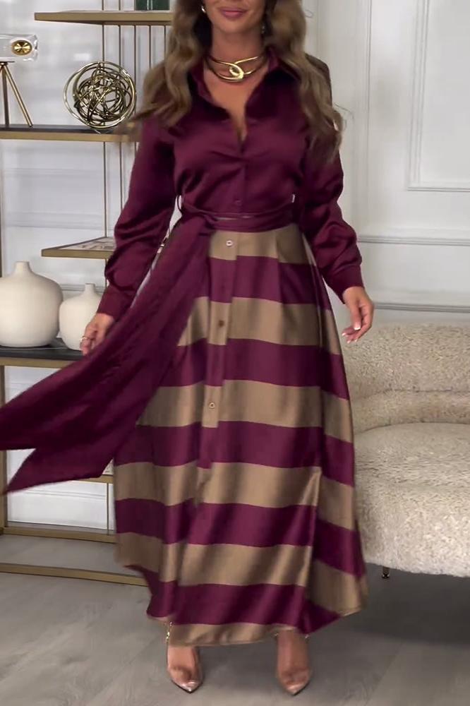 Elisa | Gestreepte Jurk