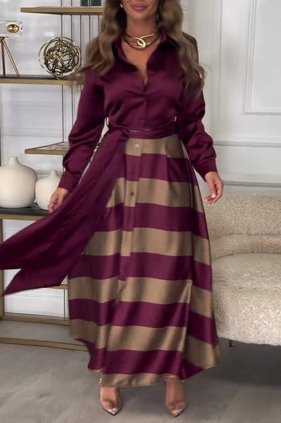 Elisa | Gestreepte Jurk