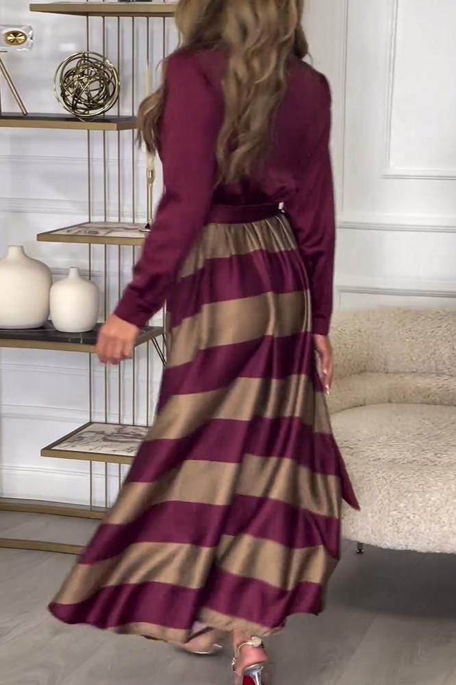 Elisa | Gestreepte Jurk