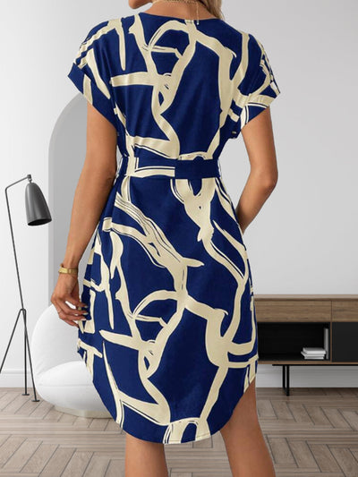 Nola | Elegante Geometrische Jurk