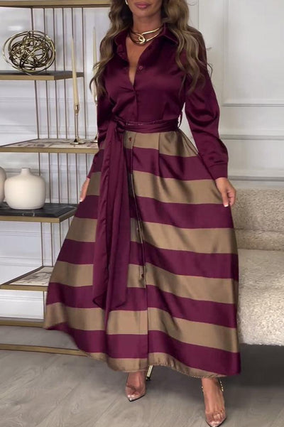Elisa | Gestreepte Jurk