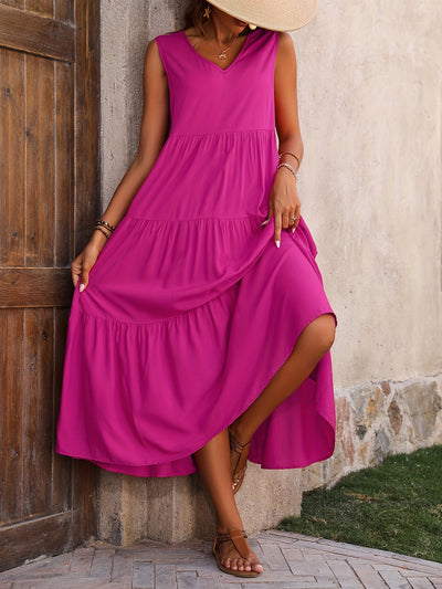 Tess | Gelaagde Maxi-Jurk