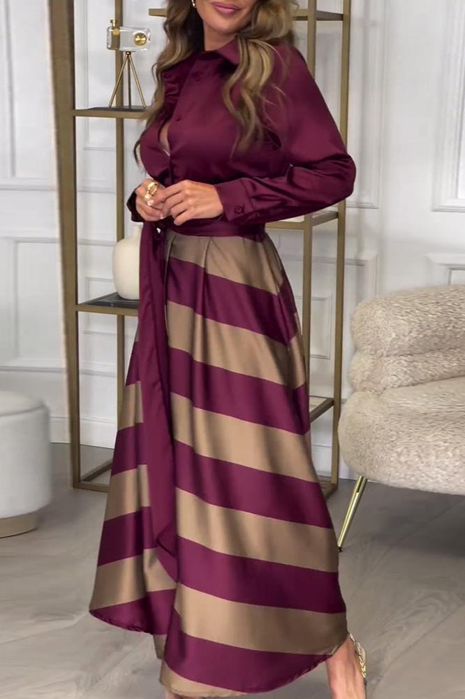 Elisa | Gestreepte Jurk